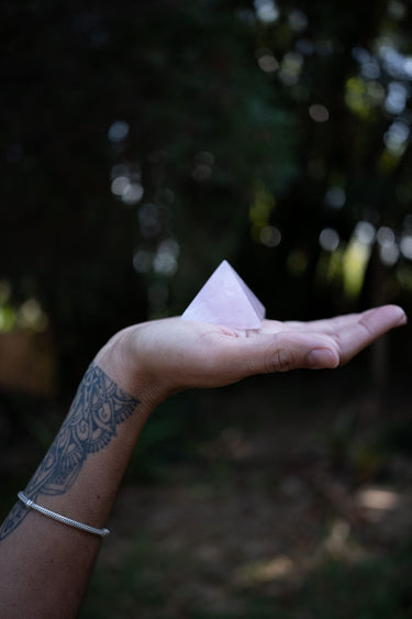 Rose Quartz Pyramid